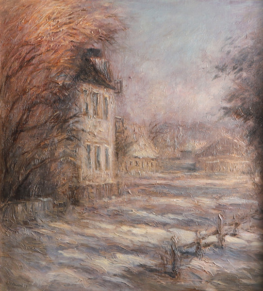 Fritz Nyegaard, Stavern. Maleri.