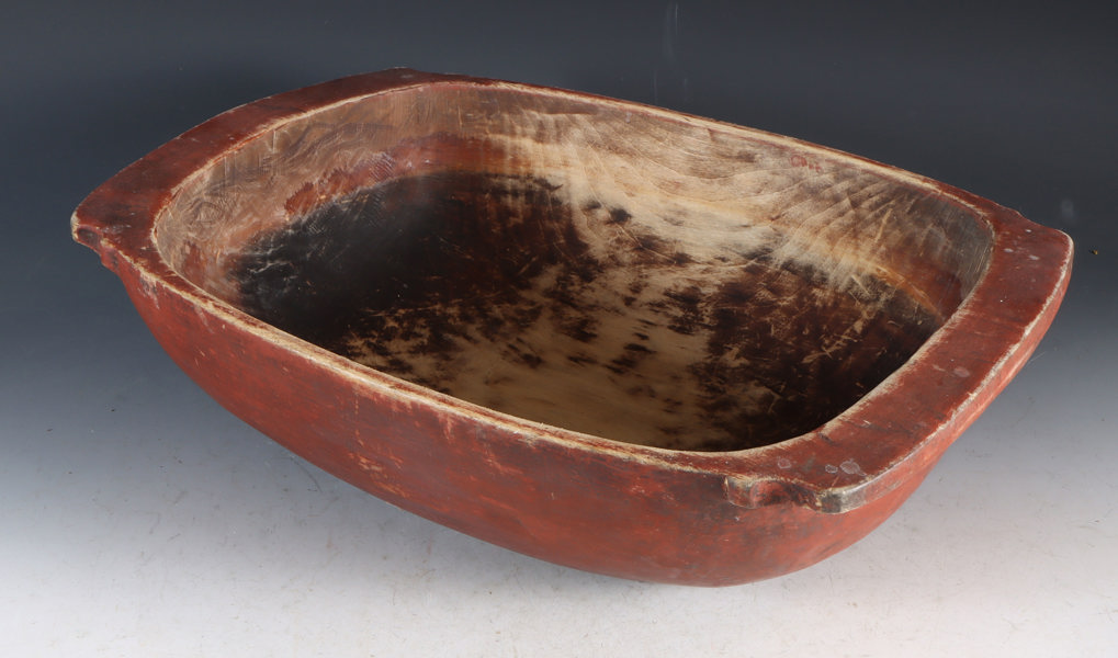 Rødmalt trau, Telemark 1800 t.