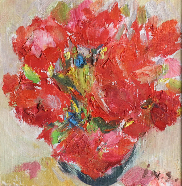 Ingrid N. Søyland, stilleben. Maleri.