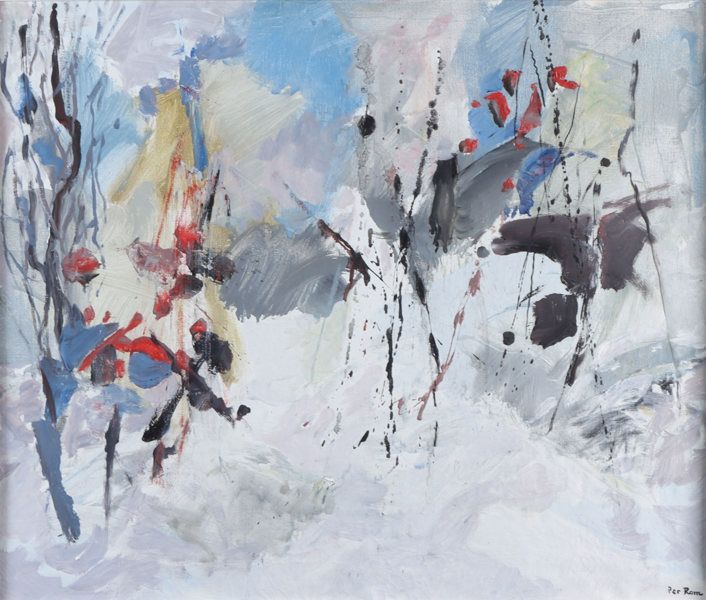 Per Rom, komposisjon. Maleri.