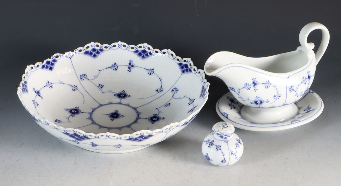 3 deler musselmalt. Kngl. Dansk.