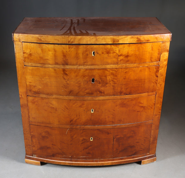 Kommode i mahogni, 1800 t.