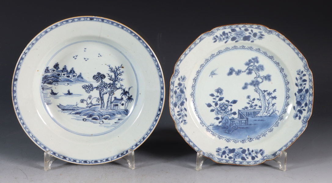 2 tall. i porselen, Kina 17/1800 t.