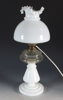 Parafinbordlampe i glass, 1800 t.