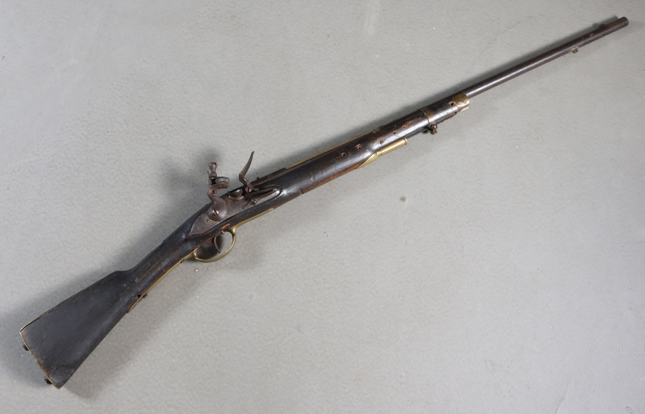 Flintlåsgevær, 1700 tallet.