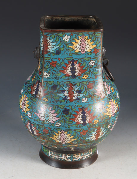 Vase, cloisonne. Kina.