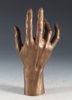 Skulptur i bronse, hånd.