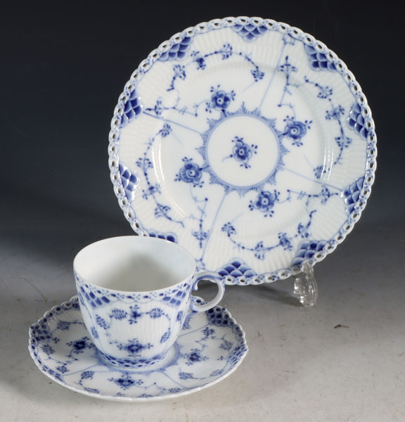 Kaffeservise, Musselmalt, Kngl. Dansk.