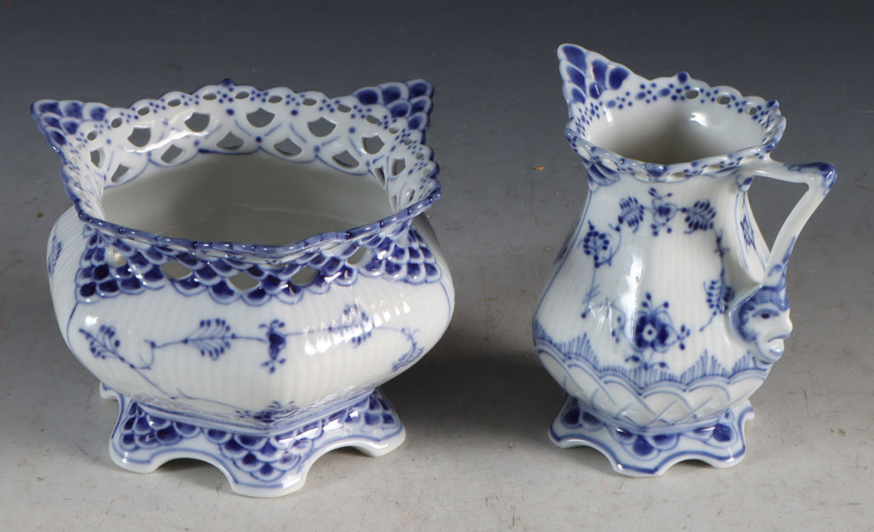 Fløtesett, Musselmalt Kngl. Dansk.