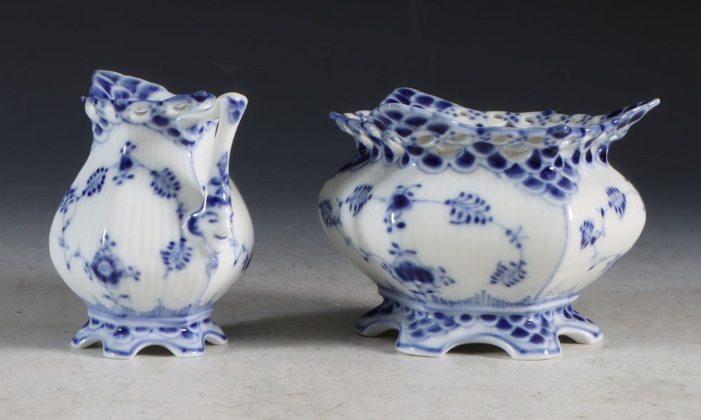 Fløtesett, Musselmalt Kngl. Dansk.