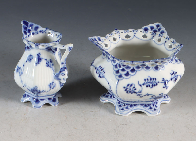 Fløtesett, Musselmalt. Kngl. Dansk.