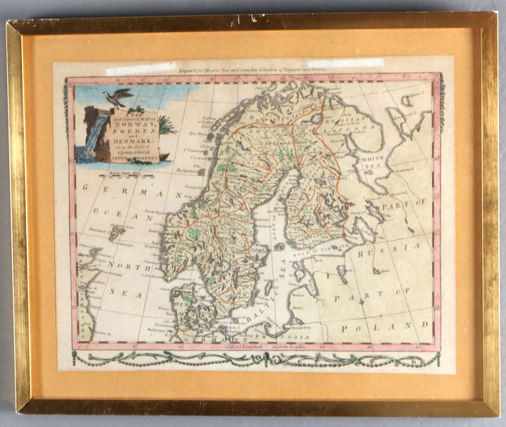 Kart, Norden 1800 tallet.