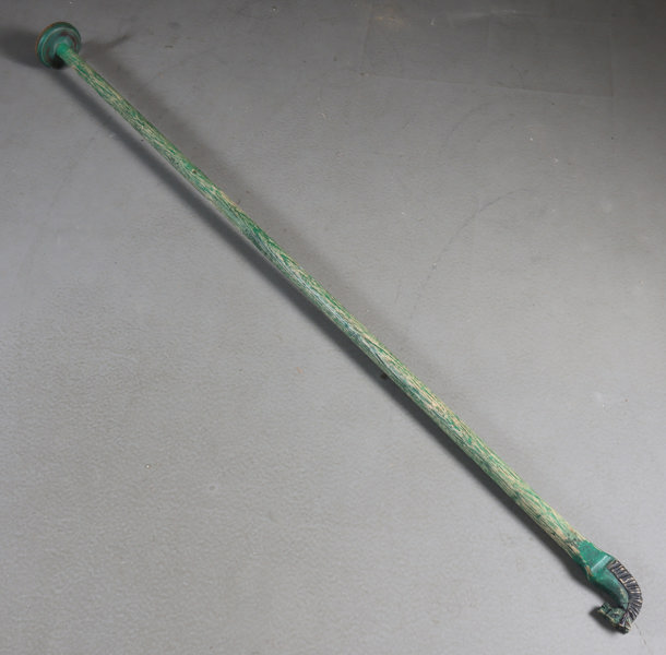 Gml. skistav med hestehode