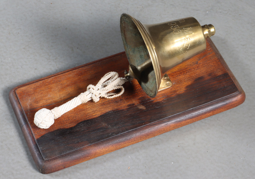 Skipsbjelle i messing