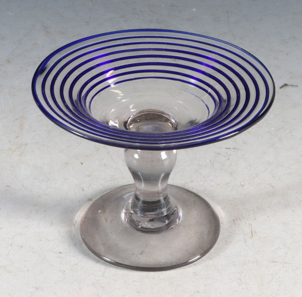 Lite sukkerfat i glass, Holmegaard 1800 t.