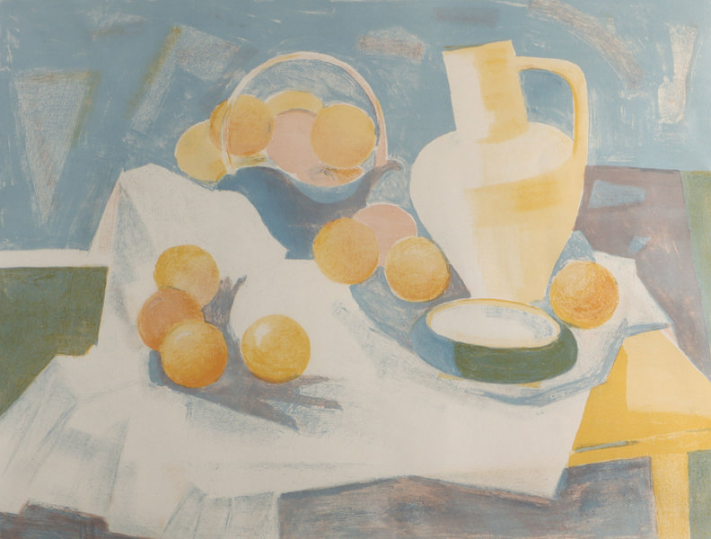 Gunilla Hegfeldt, stilleben. Lito.