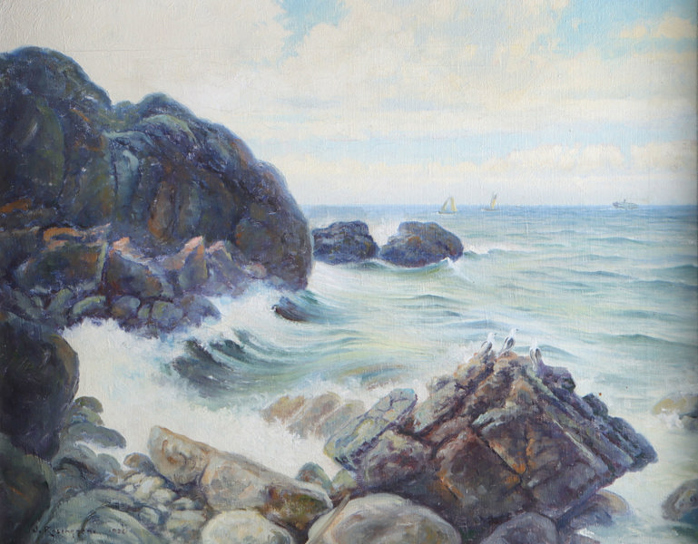 Jean Rosengren, kyst. Maleri.