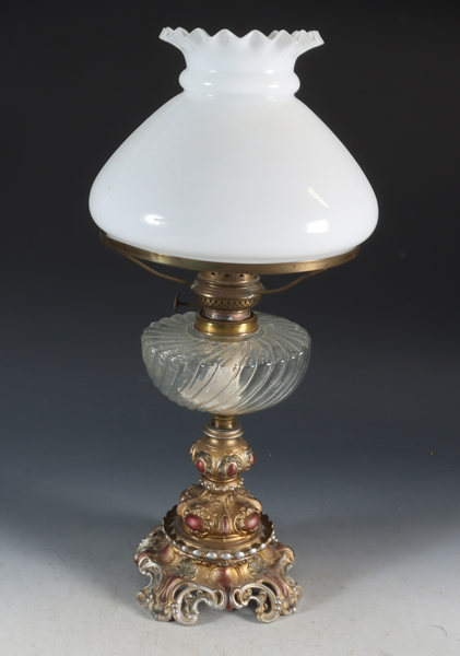 Parafinbordlampe, 1800 t.