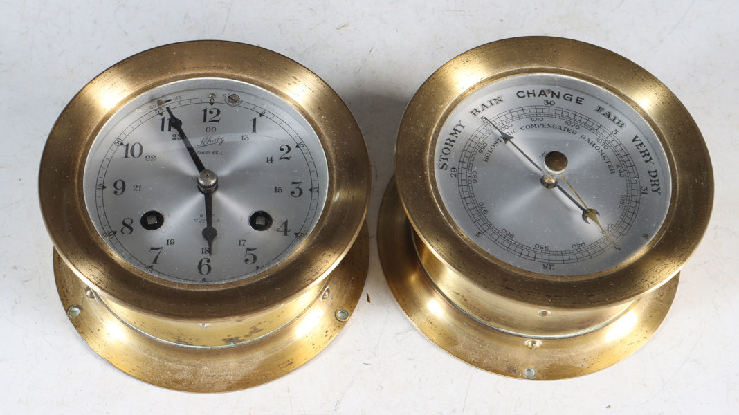 Barometer og klokke, Schatz.