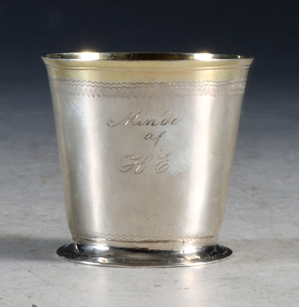 Lite beger i sølv, Hans Hansen - Halden