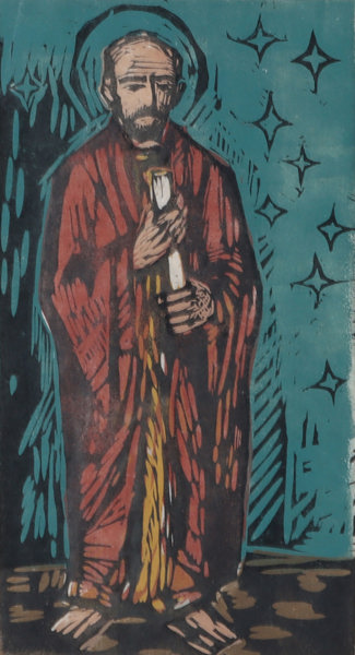 Terje Grøstad, Paulus. Tresnitt.