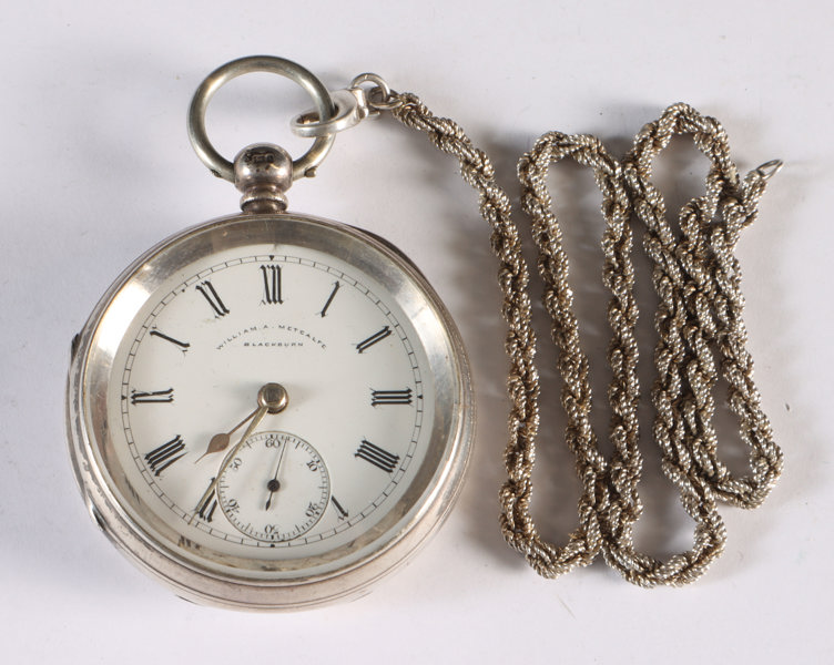 Lommeur i sølv, Blackburn.