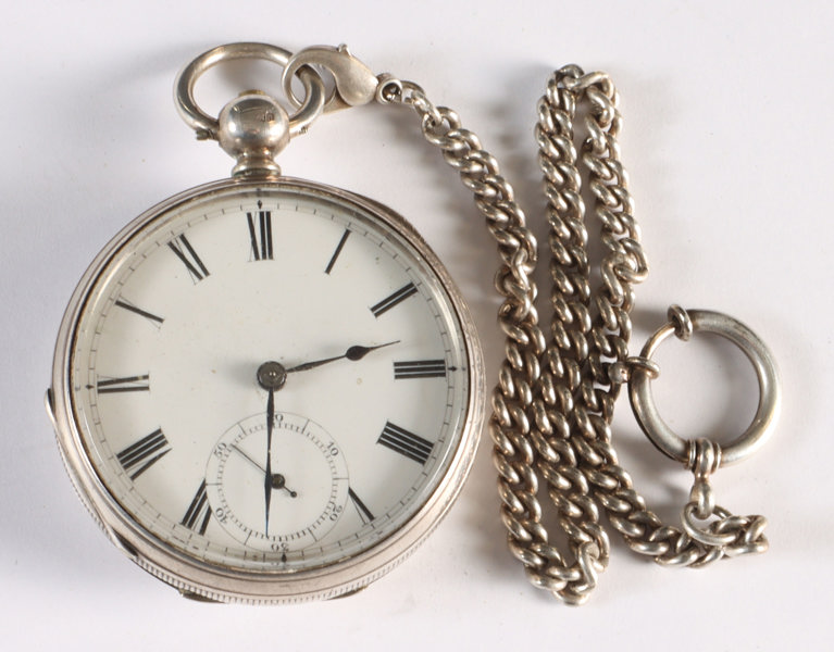 Lommeur i sølv, Waltham.