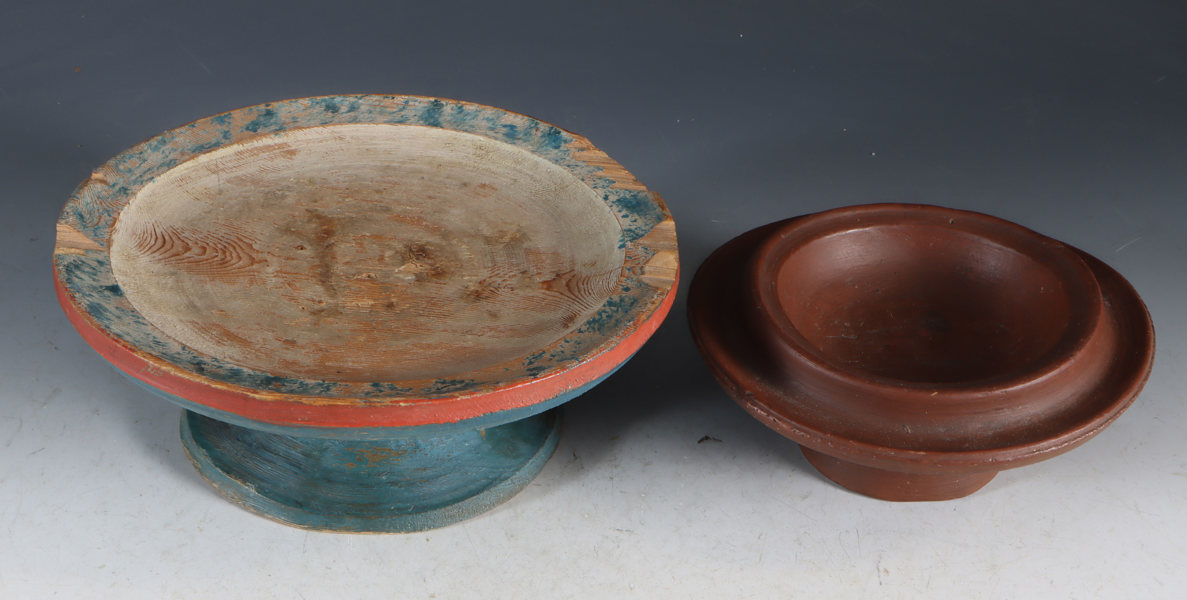 2 malte stettfat i tre, 1800 t.