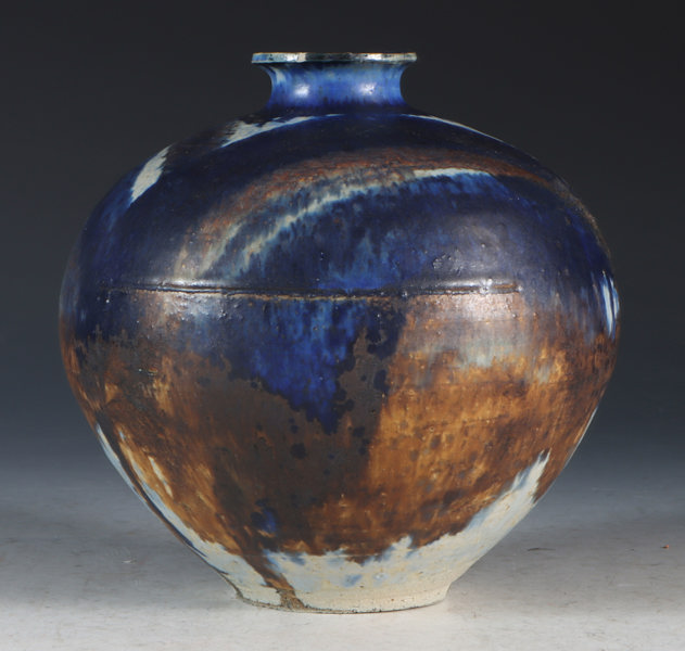 Vase i keramikk, Carl O. Olsen.