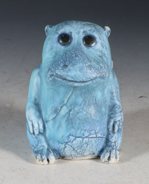 Figur i keramikk, Flodunge. Finn Hald.