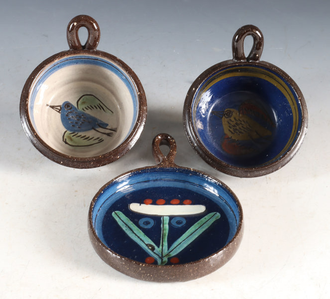 3 små boller i keramikk, Rolf Hansen