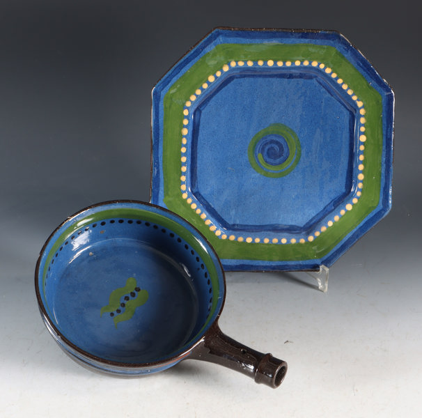 Fat og panne i keramikk, Rolf Hansen.