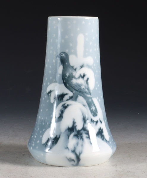 Vase m/vintermotiv, PP.