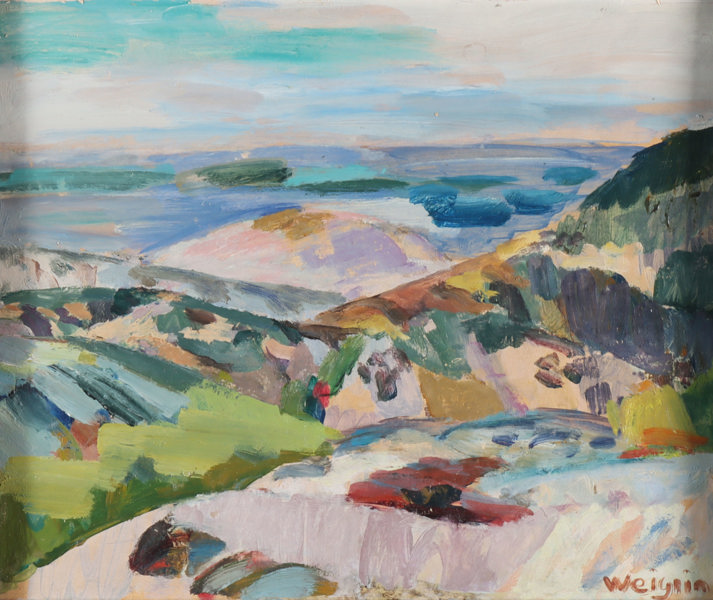 Egil Weiglin, kyst. Maleri.