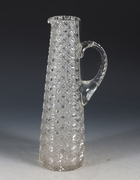 Mugge i slipt glass, Hadeland.