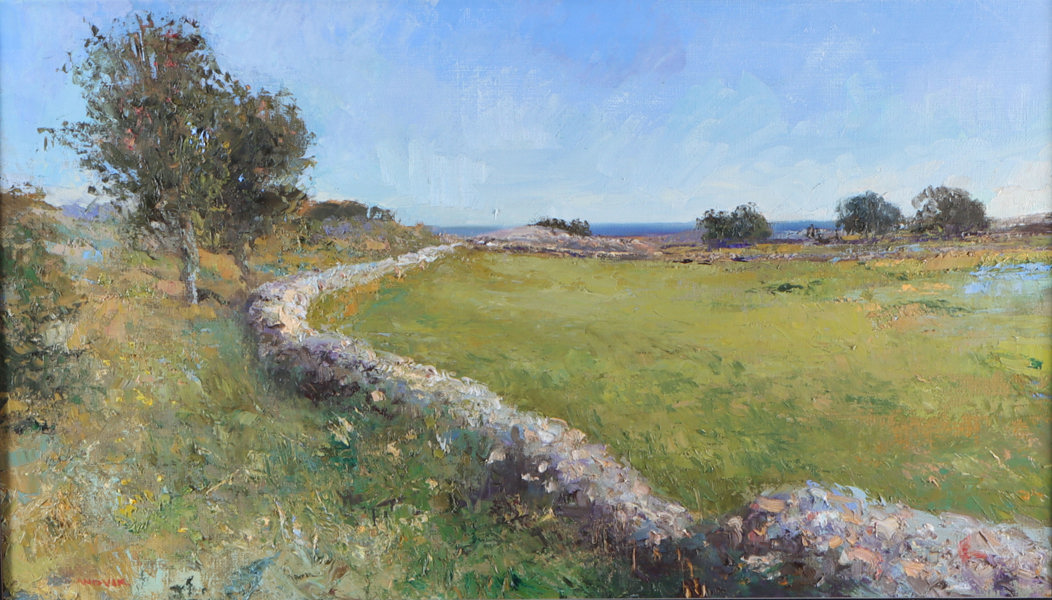 Jonny Andvik, Stråholmen. Maleri.