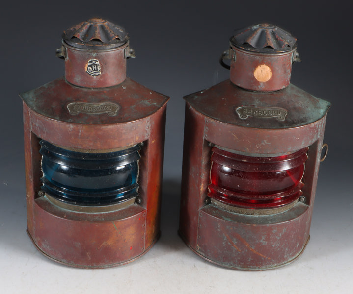 Et par lanterner i kobber