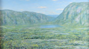 Thorleif Haugen, fjellandskap. Maleri