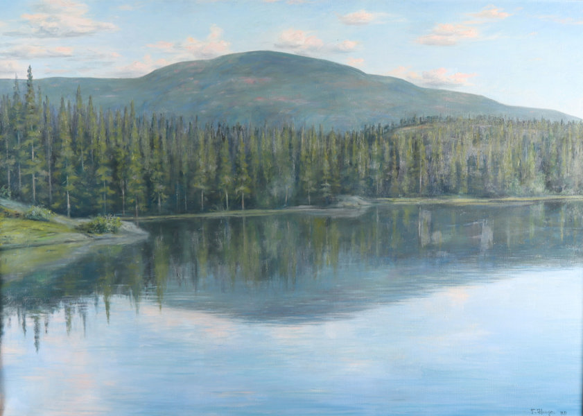 Thorleif Haugen, Eggedal. Maleri.