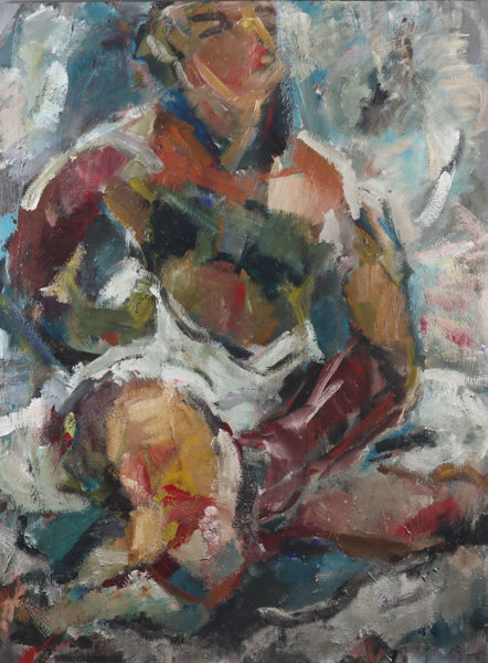 Jan Erik Willgohs, kvinne. Maleri.