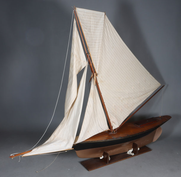 Seilskutemodell, tidlig 1900 t.