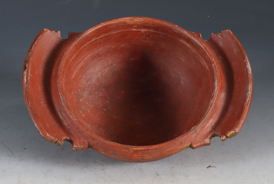 Liten rødmalt vengebolle, 1800 t.