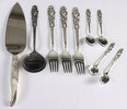 9 deler bestikk, Telesølv.