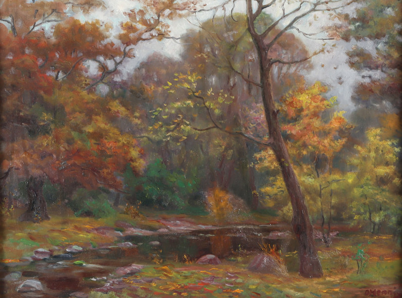 Otto Hennig, høst. Maleri.