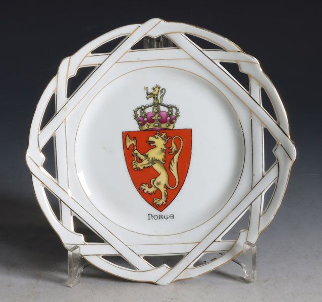 Platte med riksvåpen, PP