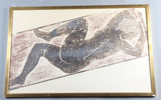 Ørnulf Bast: kvinne. Serigrafi.