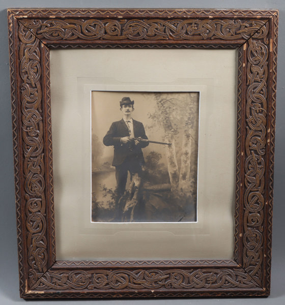 Fotografi med dragestilramme.