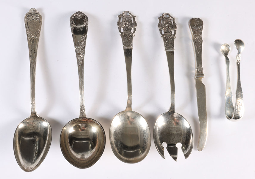 6 deler bestikk i sølv.