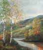 Sigvart Simensen, gård. Maleri.