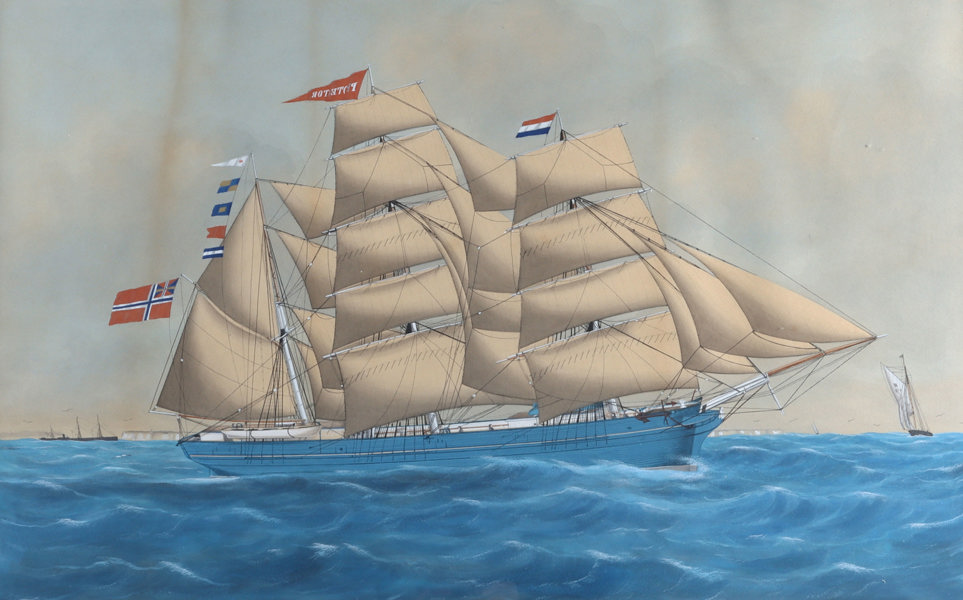 Andreas Lind, "Protector". Akvarell.